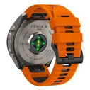 Tech-Protect Iconband Pro for Garmin Fenix 5x / 5x Plus / 6x / 6x Pro / 7x / 8 / 8 Pro / 9 / 9 Pro 47 mm Orange/black