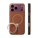 TORRAS Ostand Q3 VegSkin Apple iPhone 18 Pro / 17 Pro MagSafe (brown)