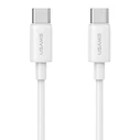 USAMS CC339 T76 45W GaN USB-C Wall Charger + SJ711 USB-C / USB-C 1m White Cable