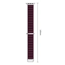 Tech-Protect Nylon Pro Apple Watch 8 / 9 / 10 / 11 / 12 / SE / Ultra 44/45/46/49 mm Deep Burgundy