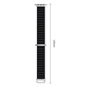 Tech-Protect Nylon Pro Apple Watch 8 / 9 / 10 / 11 / 12 / SE / Ultra 44/45/46/49 mm Black