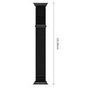 Tech-Protect Nylonloop Apple Watch 8 / 9 / 10 / 11 / 12 / SE 40/41/42 mm Black