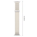 Tech-Protect Nylonloop Apple Watch 8 / 9 / 10 / 11 / 12 / SE / Ultra 44/45/46/49 mm Starlight