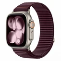 Tech-Protect Nylonloop Apple Watch 8 / 9 / 10 / 11 / 12 / SE / Ultra 44/45/46/49 mm Deep Burgundy