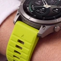 Tech-Protect Silicone Garmin Fenix 5 / 6 / 6 Pro / 7 / 8 / 8 Pro / E / 9 / 9 Pro 47 mm Volt Lime