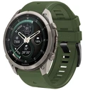 Tech-Protect Silicone Garmin Fenix 5 / 6 / 6 Pro / 7 / 8 / 8 Pro / E / 9 / 9 Pro 51 mm Military Green