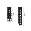 Tech-Protect Silicone Garmin Fenix 5 / 6 / 6 Pro / 7 / 8 / 8 Pro / E / 9 / 9 Pro 51 mm Obsidian Black
