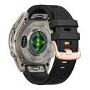 Tech-Protect Silicone Garmin Fenix 5s / 5s Plus / 6s / 6s Pro / 7s / 8 / 9 / 9 Pro 43 mm Black