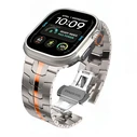 Tech-Protect Stainless Apple Watch 8 / 9 / 10 / 11 / 12 / SE / Ultra 44/45/46/49 mm Titanium/orange