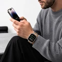 Tech-Protect Stainless Apple Watch 8 / 9 / 10 / 11 / 12 / SE / Ultra 44/45/46/49 mm Titanium/orange