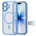 Tech-Protect MagPeak MagSafe CC Apple iPhone 17 Matte Mist Blue
