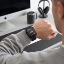 Tech-Protect Defense Apple Watch Ultra 1 / 2 / 3 / 4 49 mm Black & Clear [2 PACK]