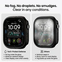 Tech-Protect Defense Apple Watch Ultra 1 / 2 / 3 / 4 49 mm Black & Clear [2 PACK]