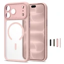 Tech-Protect MagPeak MagSafe CC Apple iPhone 17 Pro / 18 Pro Matte Pink
