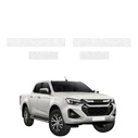 GrizzGlass HeavyDuty White Door Sill Protective Film Isuzu D-Max (2020-2026) [4in1]