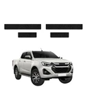 GrizzGlass HeavyDuty Black Door Sill Protective Film Isuzu D-Max (2020-2026) [4in1]