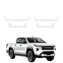 GrizzGlass HeavyDuty Clear Door Sill Protective Film Toyota Hilux (2026) [4in1]