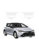 GrizzGlass HeavyDuty Clear Door Sill Protective Film Toyota Corolla Hatchback (2019-2026) [4in1]