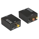 Μετατροέας Οπτικής Ίνας Toslink-coaxial σε 2x RCA
