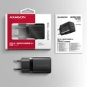 Φορτιστής Πρίζας Axagon Acu-Pd20 Pd&Qc Wall 20w 1x Port Black
