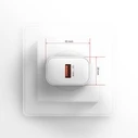 Φορτιστής Πρίζας Axagon Acu-Qc18w Qc Wall Charg Er 18w 1x Port Usb-A Wh