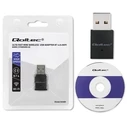 Αντάπτορας Δικτύου USB Qoltec WiFi,BT4.0,USB 600Mbps, wireless