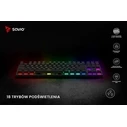 Gaming Πληκτρολόγιο Ενσύρματο Savio Rgb Tempest X2 Outemu Blue