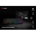 Gaming Πληκτρολόγιο Ενσύρματο Savio Rgb Tempest X2 Outemu Blue