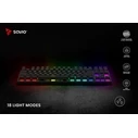 Gaming Πληκτρολόγιο Ενσύρματο Savio Rgb Tempest X2 Outemu Blue