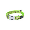 Κολλάρο Σκύλου Red Dingo STYLE MONKEY LIME GREEN 15 mm x 24-36 cm