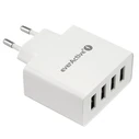 Φορτιστής Πρίζας Everactive Phone 4x USB 5a White