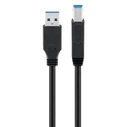 Καλώδιο USB Goobay 3.0 SuperSpeed σε USB Type B 93654, 3m, μαύρο
