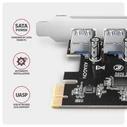 Κάρτα PCIe Pceu-430rs Kontroler , 4x Port Usb Uasp
