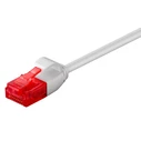 Καλώδιο Δικτύου Goobay 93751, CAT 6 U/UTP, slim, copper, 2m, γκρι