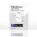 Φορτιστής Πρίζας Qoltec Gan 140w 5v 20v 2.5a 5a,3xusb C Pd,1xus