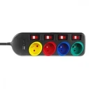Πολύπριζο Maclean 4 Sockets 1,5m 1,5m Mce508 B