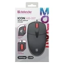 Ποντίκι Ενσύρματο Defender Silent Clic K Icon Mb-057 Black