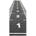 SPRINT TRACK Artificial Turf with Distance Markings 10x2m - Black, BEKA