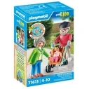 Playmobil Figures Set My Life 71613 Grandparents With Baby