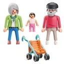 Playmobil Figures Set My Life 71613 Grandparents With Baby