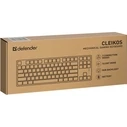 Gaming Πληκτρολόγιο Ενσύρματο Defender Mechanic Cleik Os Gk-135