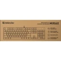 Gaming Πληκτρολόγιο Ενσύρματο Defender Mechanic Mirax Gk-352