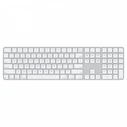 Ασύρματο Πληκτρολόγιο Apple Magic with Touch ID - US English - White Keys
