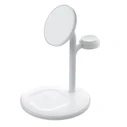 Ασύρματος Φορτιστής Green Cell 3in1 MagSafe Magnetic Inductive Charger White