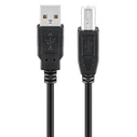 Καλώδιο USB Goobay σε USB Type B 95129, 0.25m, 480Mbps, μαύρο