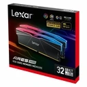 Μνήμη RAM Σταθερού DDR5 32GB Lexar ARES RGB Black (216GB)/6000 CL28