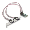 Controller Delock κάρτα επέκτασης mini PCIe σε 2x RS-232 95273