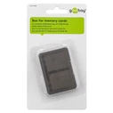 Θήκη Goobay για κάρτες SD & micro SD 95349, 4 θέσεις, διάφανη-γκρι