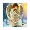 Παιδικές Χειροτεχνίες Norimpex Diamond Mosaic - Angel with a Kitty