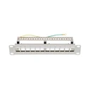 Patch Panel Lanberg 12 Port 1U 10 inch FTP for keystone modules, Gray